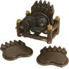Rivers Edge Bear Paw 4 Coaster Set