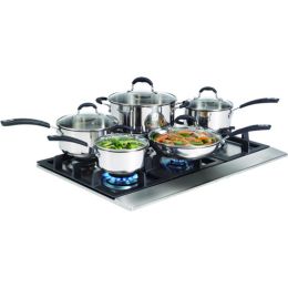 Starfrit(R) 030899-001-0000 10-Piece Stainless Steel Cookware Set