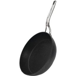 THE ROCK(TM) by Starfrit(R) 060313-004-0000 THE ROCK(TM) by Starfrit(R) Fry Pan with Stainless Steel Handle (12)