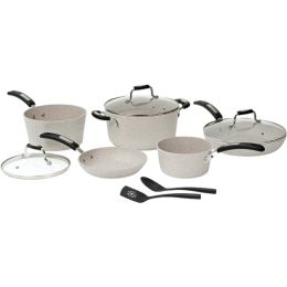 THE ROCK(TM) by Starfrit(R) 060707-001-0000 THE ROCK(TM) by Starfrit(R) 10-Piece Cookware Set with Bakelite(R) Handles