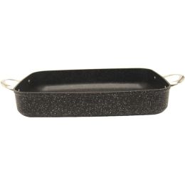 THE ROCK(TM) by Starfrit(R) 060735-003-0000 THE ROCK(TM) by Starfrit(R) Oven Dish with Stainless Steel Handles (10 x 13 x 2.5, Oblong)