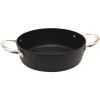 THE ROCK(TM) by Starfrit(R) 060736-003-0000 THE ROCK(TM) by Starfrit(R) Oven Dish with Stainless Steel Handles (8 x 1.5, Round)