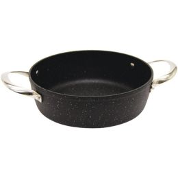 THE ROCK(TM) by Starfrit(R) 060736-003-0000 THE ROCK(TM) by Starfrit(R) Oven Dish with Stainless Steel Handles (8 x 1.5, Round)