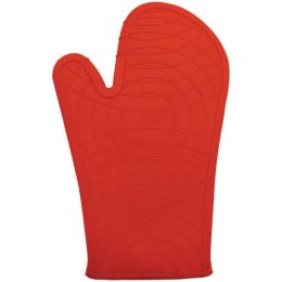 Gourmet By Starfrit(R) 080235-006-0000 Silicone Oven Mitt, 12, Red
