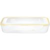 Lock&Lock by Starfrit(R) 095118-004-0000 Lock&Lock Easy Match Rectangular Container (3.6 Quart)