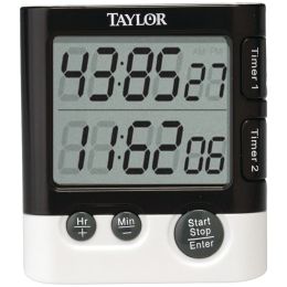 Taylor Dual Event Digital Timer And Clock TAP5828