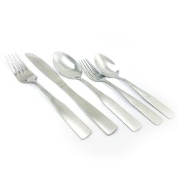 Gibson Home Abbeville 61-Piece Flatware Set with Wire Caddy