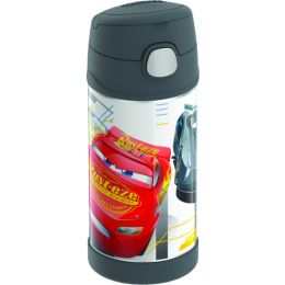 Thermos(R) F4017CR6 12-Ounce Cars(R) FUNtainer(R) Bottle with Durable Stainless Steel Interior