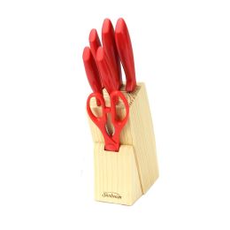 Sunbeam Maxdon 7 Piece Cutlery Set in Red