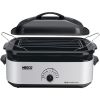 Nesco 18-quart Porcelain Roaster Oven (silver) NES481847