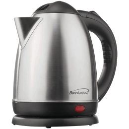 Brentwood 1.5-liter Stainless Steel Electric Cordless Tea Kettle (brushed Stainless Steel) BTWKT1780
