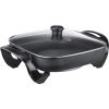 Brentwood Electric Skillet With Glass Lid (1,300w; 12") BTWSK65