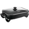 Brentwood Electric Skillet With Glass Lid (1,400w; 16") BTWSK75