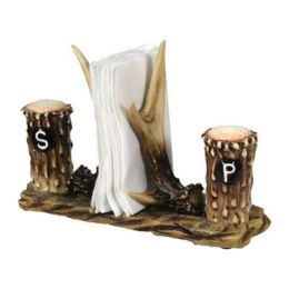 Rivers Edge Antler Salt And Pepper Antler Napkin Holder 520
