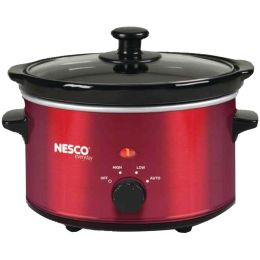 Nesco 1.5-quart Oval Slow Cooker (metallic Red) NESSC150R