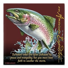 American Expedition Square Coaster - Rainbow Trout