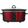 Brentwood 6.5 Quart Slow Cooker (red) BTWSC150R