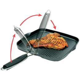 Starfrit 10" X 10" Grill Pan With Foldable Handle SRFT30036S