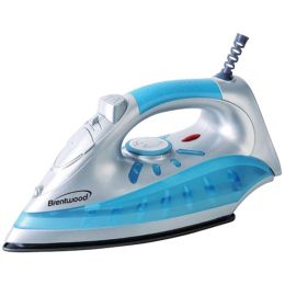 Brentwood Appliances MPI-60 Nonstick Steam/Dry, Spray Iron with Silver Finish