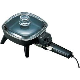 Brentwood Appliances SK-45 Electric Skillet with Glass Lid (600W; 6)