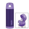 Thermos FUNtainerâ„¢ Stainless Steel, Insulated Straw Bottle - Purple - 16 oz.
