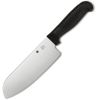 Spyderco Santoku 6.87 in Plain Black Handle