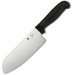 Spyderco Santoku 6.87 in Plain Black Handle