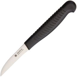 Spyderco Paring Knife 2.25 in Plain Black Handle