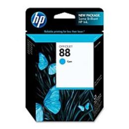 Hewlett-Packard C9386A 88 Ink Cartridges for HP Officejet Pro L7780, K8600DN - Cyan
