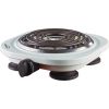 Brentwood Appliances TS-321W Electric 1,000-Watt Single Burner (White)