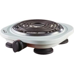 Brentwood Appliances TS-321W Electric 1,000-Watt Single Burner (White)