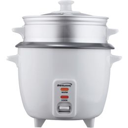 Brentwood Appliances TS-600S Rice Cooker with Steamer (5 Cups, 400W)
