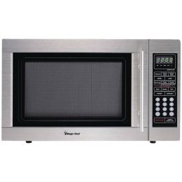 Magic Chef 1.3-cubic Ft Countertop Microwave (stainless Steel) MCPMCD1310ST