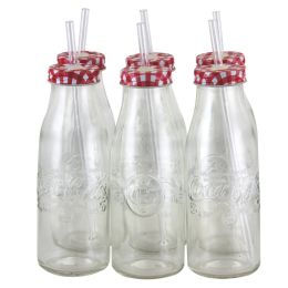 Coca Cola Country Classic 6 Piece 15 oz Bottle Glass Set