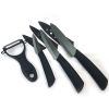 Ostead 4 Piece Ceramic Cutlery Set in Black