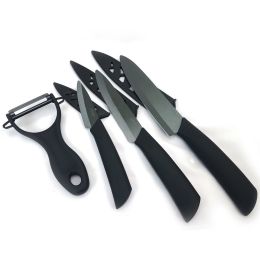 Ostead 4 Piece Ceramic Cutlery Set in Black