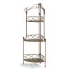 Rustic Corner Baker`s Rack 10012517