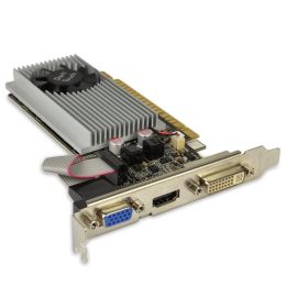 PC Partner GeForce GT 705 1GB DDR3 PCI Express (PCIe) DVI/VGA Video Card w/HDMI & HDCP Support