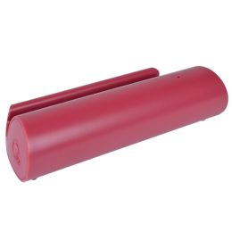 Que Design QUE-3000 Portable 3000mAh 1A 5W Power Bank w/Built-in Cradle (Cranberry Red) - Retail Hanging Package
