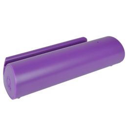 Que Design QUE-3000 Portable 3000mAh 1A 5W Power Bank w/Built-in Cradle (Eggplant Purple) - Retail Hanging Package