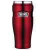 Thermos Stainless Kingâ„¢ Vacuum Insulated Travel Tumbler - 16 oz. - Stainless Steel/Cranberry