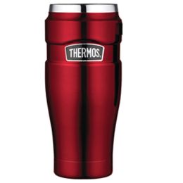 Thermos Stainless Kingâ„¢ Vacuum Insulated Travel Tumbler - 16 oz. - Stainless Steel/Cranberry