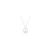 Silvertone Halo Elegance Pendant P11427R-C01