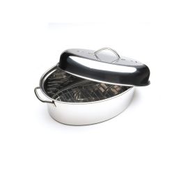 Cuisine Select Top Roast 16 Oval Roaster with Lid & Roasting Rack