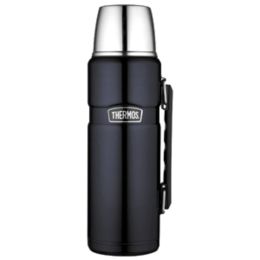 Thermos Stainless Kingâ„¢ Vacuum Insulated Beverage Bottle - 40 oz. - Stainless Steel/Midnight Blue