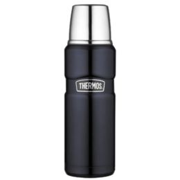 Thermos Stainless Kingâ„¢ Vacuum Insulated Beverage Bottle - 16 oz. - Stainless Steel/Midnight Blue