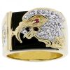 Cubic Zirconia Eagle Men's Ring (size: 12) R07083T-V01-12