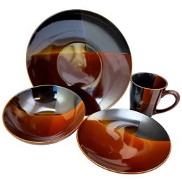 Gibson Elite Convergence 16-Piece Dinnerware Set