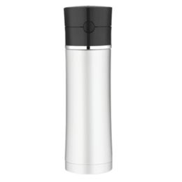 Thermos Sippâ„¢ Vacuum Insulated Hydration Bottle - 18 oz. - Stainless Steel/Black