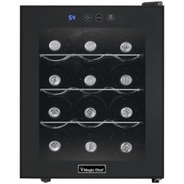 Magic Chef(R) MCWC12B 12-Bottle Wine Cooler